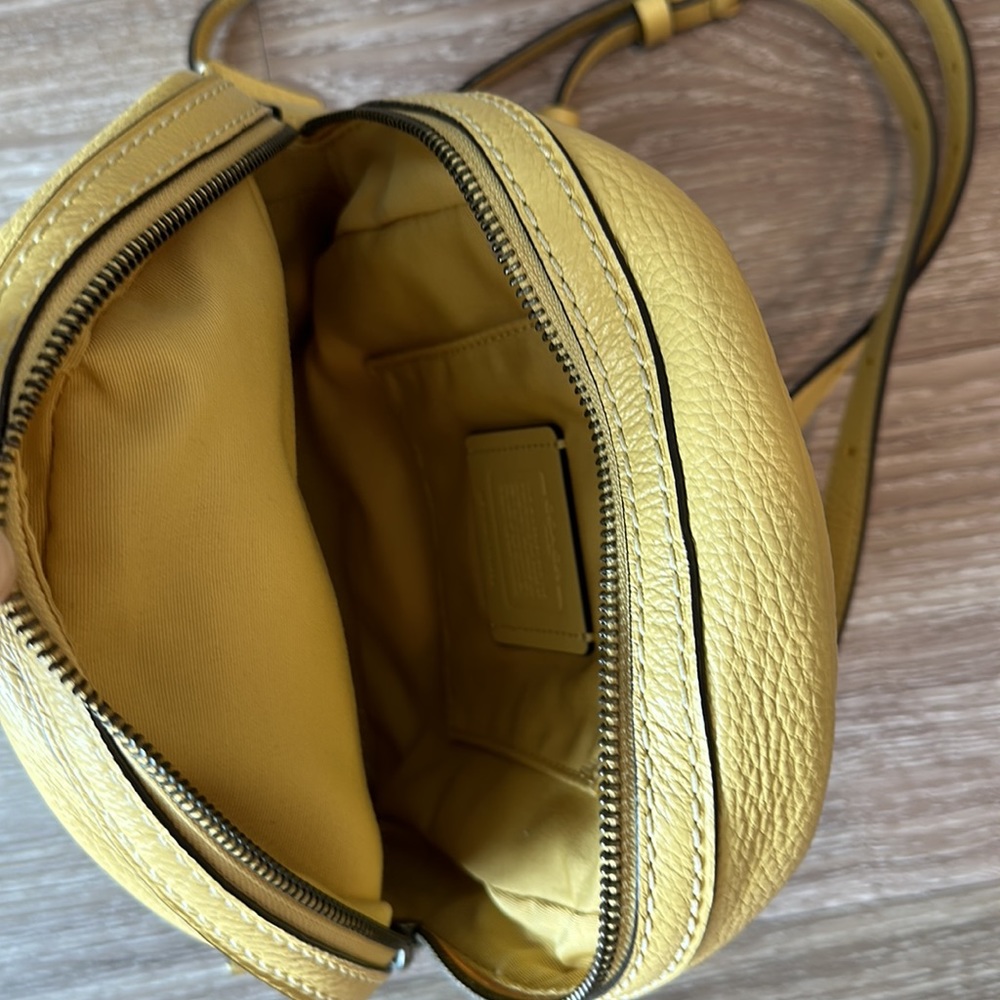 Coach Mini Backpack - Yellow - Picture 2 of 2